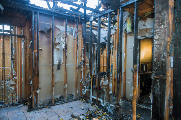 Professional Fire Damage Repair technician working in Minnehaha, WA